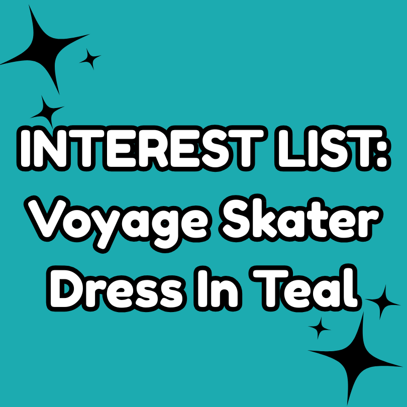 INTEREST LIST: Voyage Skater Dress in Teal