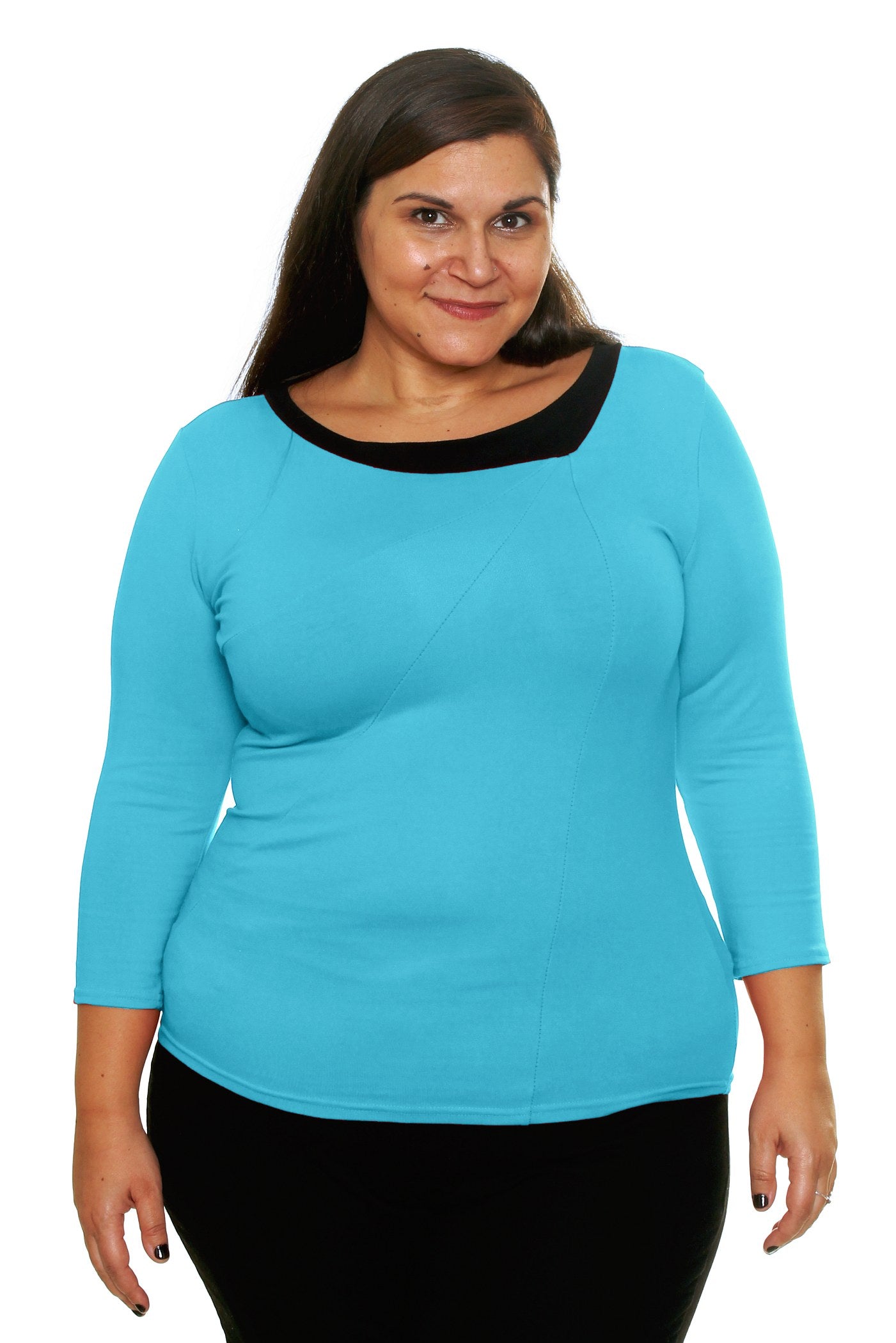 Original Retro Top in Blue